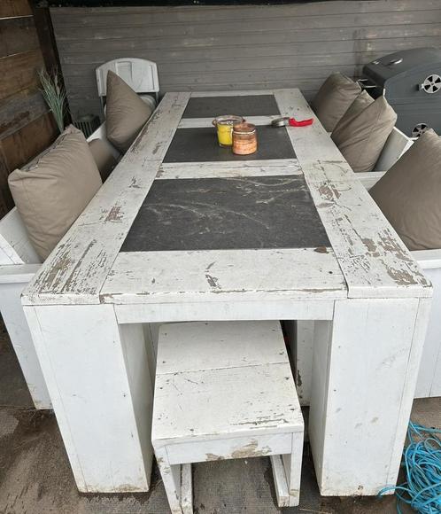 Tuinset 8 personen, Tuin en Terras, Tuinsets en Loungesets, Zo goed als nieuw, Tuinset, Ophalen