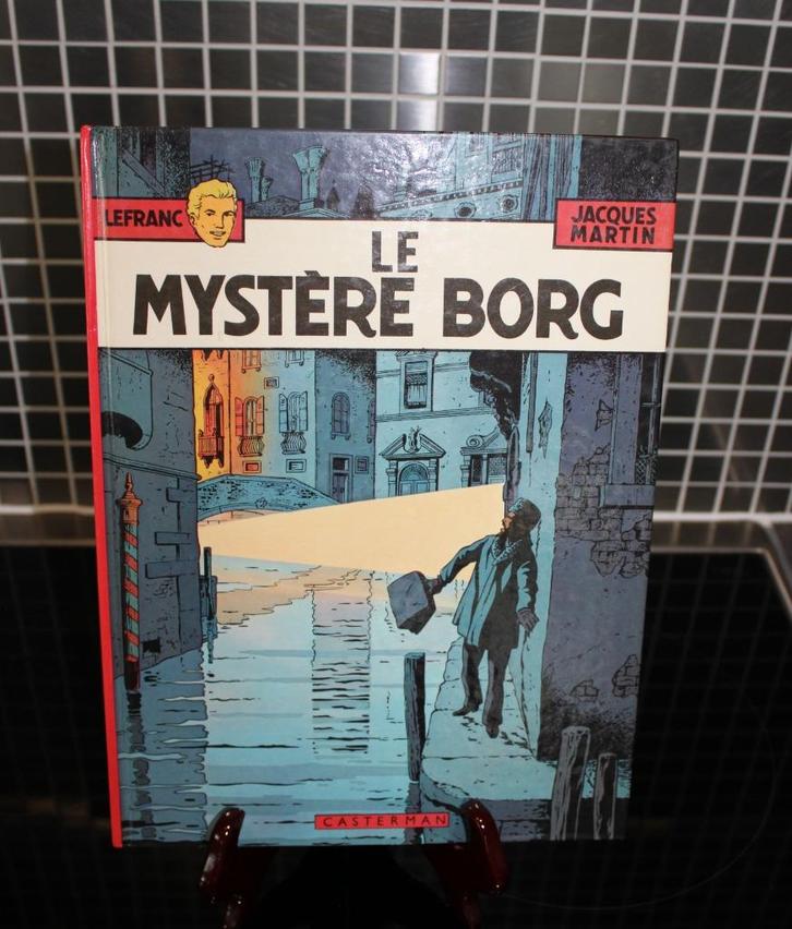 Lefranc 3 "Le Mystère Borg" de 1978 en Tb état.(inscription), Boeken, Stripverhalen, Gelezen, Eén stripboek, Ophalen of Verzenden