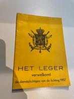 Dienstplichtigen Belgische leger 1957, Verzamelen, Ophalen of Verzenden