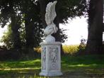 Knielende Engel op Engelsokkel - 140 cm - Steen, Tuin en Terras, Ophalen of Verzenden, Nieuw, Steen