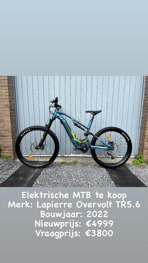 Lapierre Overvolt TR5.6 2022 110KM!!, Vélos & Vélomoteurs, Vélos | VTT & Mountainbikes, Comme neuf, Enlèvement