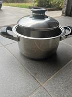 Casserole AMC, Huis en Inrichting, Keuken | Potten en Pannen, Kookpan of Snelkookpan, Inox, Gebruikt, Keramische plaat