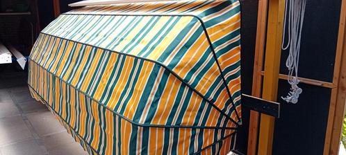 Markies aluminium uitval 1 m nieuw doek, Tuin en Terras, Zonneschermen, Gebruikt, Markies, Ophalen