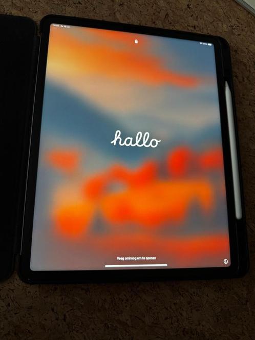 Ipad Pro M1 12.9 wifi+ 5G + pencil 2, Computers en Software, Apple iPads, Zo goed als nieuw, Apple iPad Pro, Wi-Fi en Mobiel internet