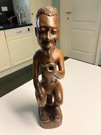 Afrikaans beeld congo .40cm hoog en 2 congolese mandjes, Antiek en Kunst, Ophalen