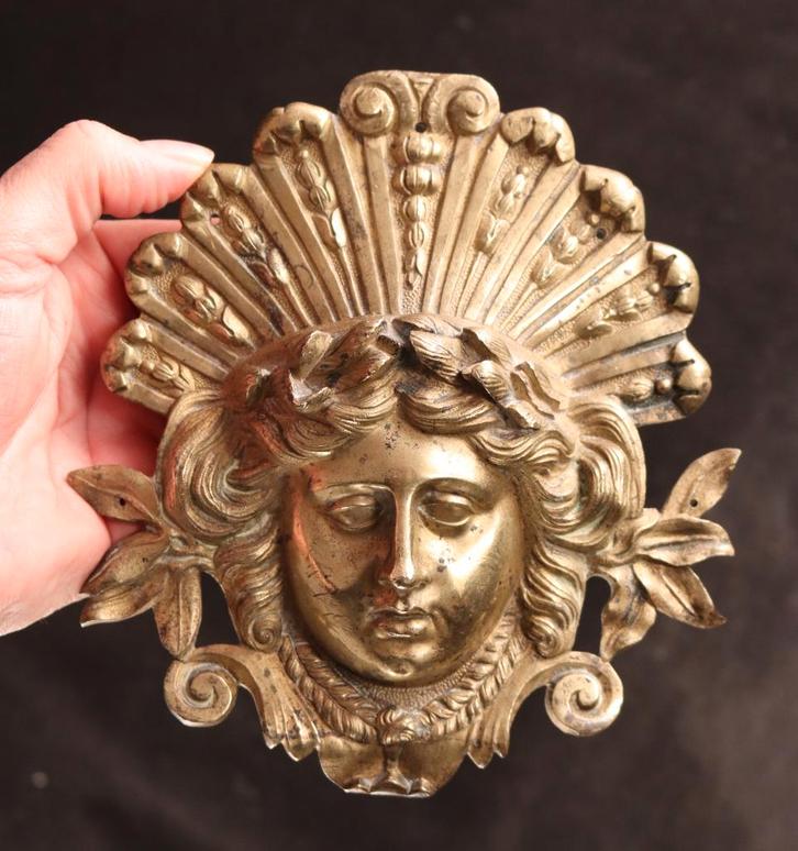 Antiek bronzen sierornament, Antiek en Kunst, Antiek | Brons en Koper, Ophalen of Verzenden