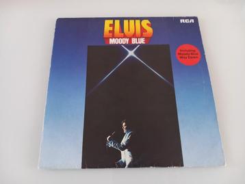 Vinyl LP Elvis Presley Moody Blue Rock 'n Roll Pop Country beschikbaar voor biedingen