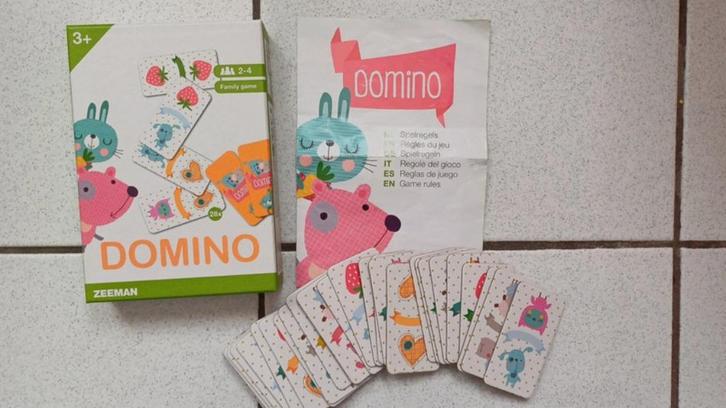 Jeu domino, Kinderen en Baby's, Speelgoed | Overig, Gebruikt, Jongen of Meisje, Ophalen of Verzenden
