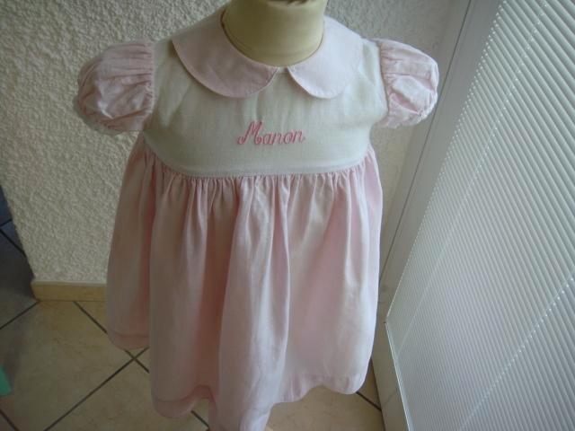 Robe rose/blanche "Manon" Okids Minis 2 ans, Enfants & Bébés, Vêtements de bébé | Taille 86, Comme neuf, Fille, Robe ou Jupe, Enlèvement ou Envoi