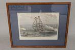 Maritieme gravure van "Blanchard" - Lijnvaarthaven van Alexa, Antiek en Kunst, Kunst | Etsen en Gravures, Ophalen of Verzenden