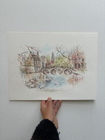 Print Bernadette voz Brugge Begijnhof beschikbaar voor biedingen