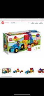 Duplo tractor met aanhangwagen, Kinderen en Baby's, Speelgoed | Duplo en Lego, Ophalen of Verzenden, Zo goed als nieuw, Complete set