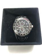 Rodania herenhorloge in mooie staat, Leer, Staal, Polshorloge, Zo goed als nieuw