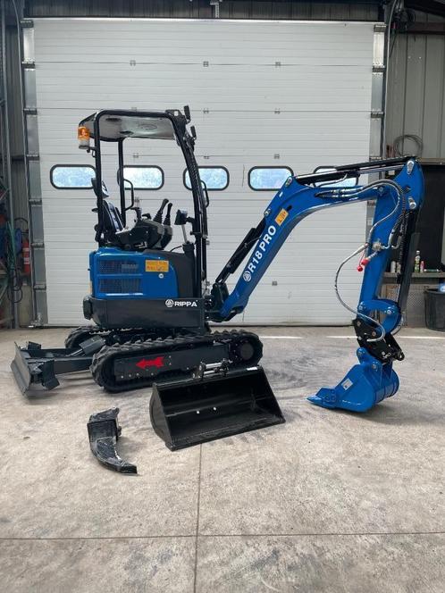 Minipelle Rippa 1.8t Pro moteur Kubota - neuf, Zakelijke goederen, Machines en Bouw | Kranen en Graafmachines, Graafmachine, Ophalen