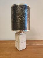 Travertijn lamp Mannelli Italië 1960/1970 Vintage, Ophalen of Verzenden