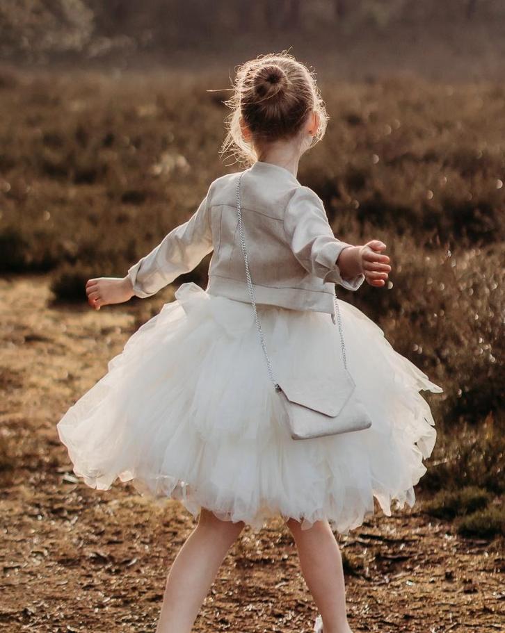 Communie outfit voor meisjes – volledig set (8j), Kinderen en Baby's, Kinderkleding | Maat 128, Zo goed als nieuw, Meisje, Setje