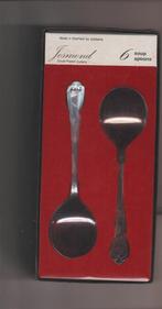Setje van 12 silver plated spoons England sheffield, Antiquités & Art, Enlèvement ou Envoi
