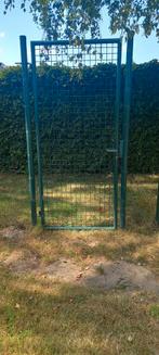 Tuinpoort 100 x 200 cm met cilinderslot, Ophalen, Gebruikt