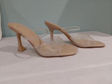 623C* H&M - sexy nude en transparante sandalen (40) beschikbaar voor biedingen