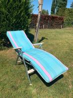 Vintage ligbed, Tuin en Terras, Ophalen, Zo goed als nieuw