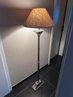 Staande vloerlamp zilverkleur, Huis en Inrichting, Ophalen, Gebruikt