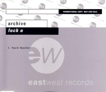 ARCHIVE - CD PROMO - FUCK YOU - RARE, CD & DVD, 1 single, Envoi, Comme neuf, Rock et Metal