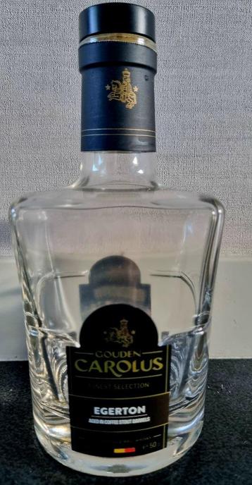 Lege whiskey flessen Gouden Carolus beschikbaar voor biedingen