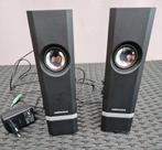 2 multimedia PC luidsprekers Medion, met voeding., Computers en Software, Ophalen, Zo goed als nieuw, Overige typen, Medion