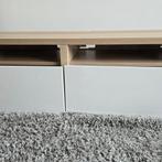 Meuble TV Ikea (bois et blanche) 120x42x48 cm, Maison & Meubles, Enlèvement, Utilisé