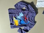 donker blauwe t-shirt, longsleef met dino, CA, 98, Enfants & Bébés, Vêtements enfant | Taille 98, Comme neuf, Enlèvement
