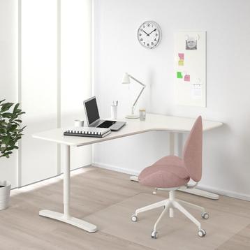 IKEA Bekant wit bureau als nieuw, Ophalen, Zo goed als nieuw, Bureau