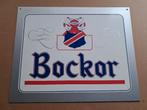 oud reclamebord  BOCKOR PILS, Verzamelen, Ophalen of Verzenden, Gebruikt, Reclamebord