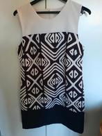 zwart/wit kleedje, Kleding | Dames, Topjes, Maat 38/40 (M), Wit, Ophalen of Verzenden, Zonder mouw