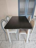 Eettafel +4 stoelen, Huis en Inrichting, Tafels | Eettafels, Ophalen of Verzenden, Zo goed als nieuw