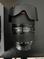 Canon objectief, EF, 24-105 mm, F4  ISII USM/, Audio, Tv en Foto, Foto | Lenzen en Objectieven, Zo goed als nieuw, Standaardlens