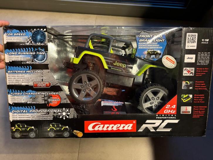 Carrera Jeep afstandsbediening, Kinderen en Baby's, Speelgoed |Speelgoedvoertuigen, Zo goed als nieuw, Afstandsbediening, Ophalen of Verzenden