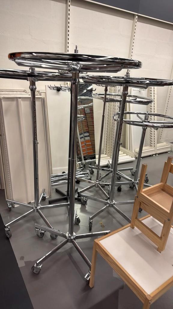 Kleren Rekken Rond, Zakelijke goederen, Kantoor en Winkelinrichting | Magazijn, Stelling en Opslag, Ophalen