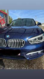 BMW 116i 2019, Auto's, Blauw, Leder, Bedrijf, Handgeschakeld