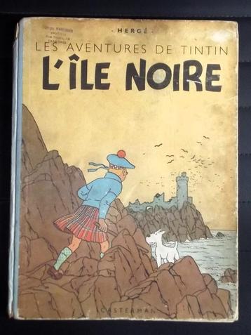 bd Tintin (L'île Noire) B1 disponible aux enchères