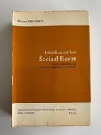 Inleiding tot het Sociaal Recht, Herman Lenaerts, 1973, Boeken, Gelezen, Juridisch en Recht, Ophalen of Verzenden