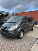 Ford transit custom dubbele cabine 5pl carpass, Auto's, Euro 5, Bedrijf, Grijs, 6 deurs