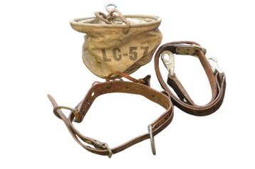 Lederen riem voor lijnwachters. Signal Corp wo2 1944 beschikbaar voor biedingen