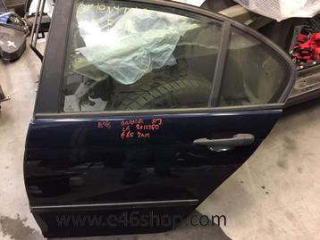 Achterdeur BMW E46 Links achter  Orientblau  beschikbaar voor biedingen
