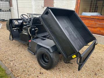Tuinwagen, parkwagen, Golfcar, diesel kar met kiepbak beschikbaar voor biedingen