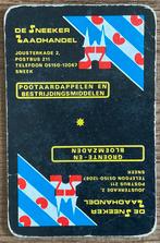 Strooier ZAADHANDEL DE SNEEKER/Sweek, Verzamelen, Speelkaarten, Jokers en Kwartetten, Ophalen of Verzenden, Zo goed als nieuw