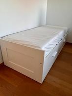 IKEA bedbank Brimnes inclusief alle toebehoren, Comme neuf, Enlèvement, Deux personnes, 160 cm
