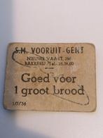 Bon sm vooruit gent goed voor 1 groot brood, Verzamelen, Ophalen of Verzenden