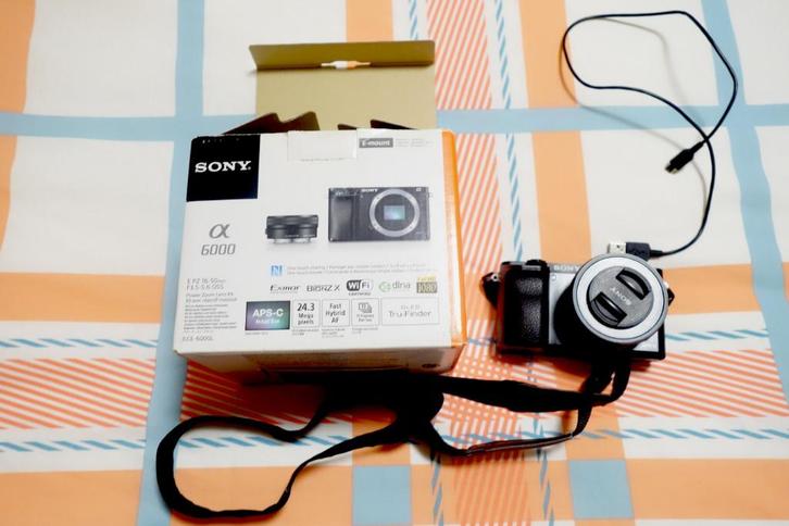 sony a 6000 fototoestel, Audio, Tv en Foto, Fotocamera's Digitaal, Gebruikt, Compact, Sony, 8 keer of meer, Ophalen of Verzenden
