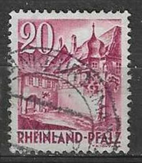 Duitsland Rheinland-Pfalz 1948/1949 - Stampworld 38 -  (ST), Postzegels en Munten, Postzegels | Europa | Duitsland, Gestempeld