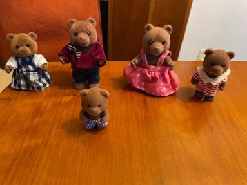 Sylvanian Vintage Timbertop-familie (1985) beschikbaar voor biedingen